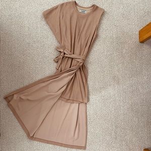 Rachel Comey Long Stretchy Nude/Pink Dress Size 4